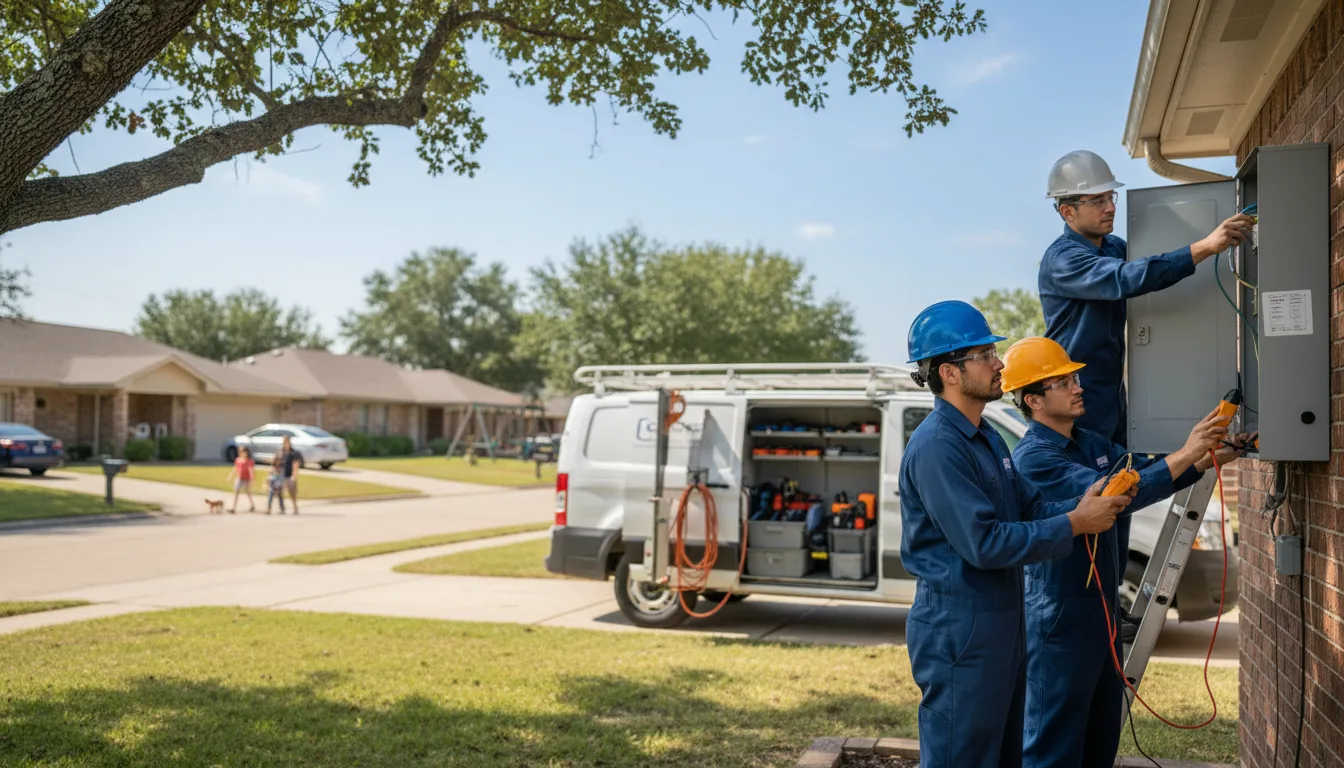Certified electrician providing emergency electrical services in Drew, MS